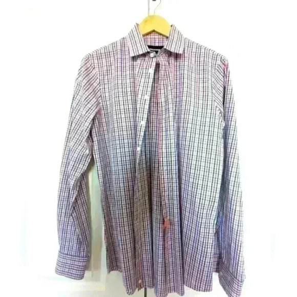 Men's DSquared2 dress shirt like new- size Large + travel cologne - Picture 3 of 13